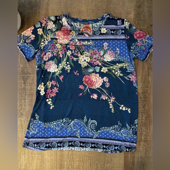 Johnny Was Revive Floral Favorite Graphic Tee - Picture 2 of 6